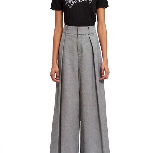 Opening Ceremony Pants - OPENING CEREMONY houndstooth wide leg trouser sz10